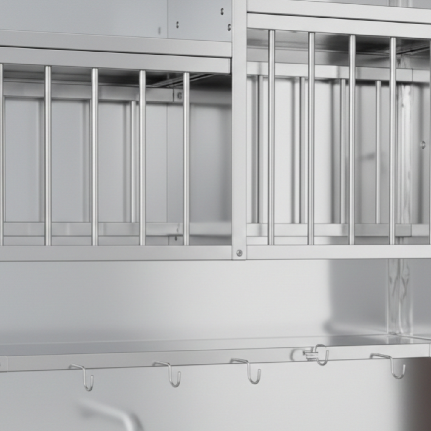 Wall-Mounted Stainless Steel Dish Rack — Multi-Tier Kitchen Storage & Drying System