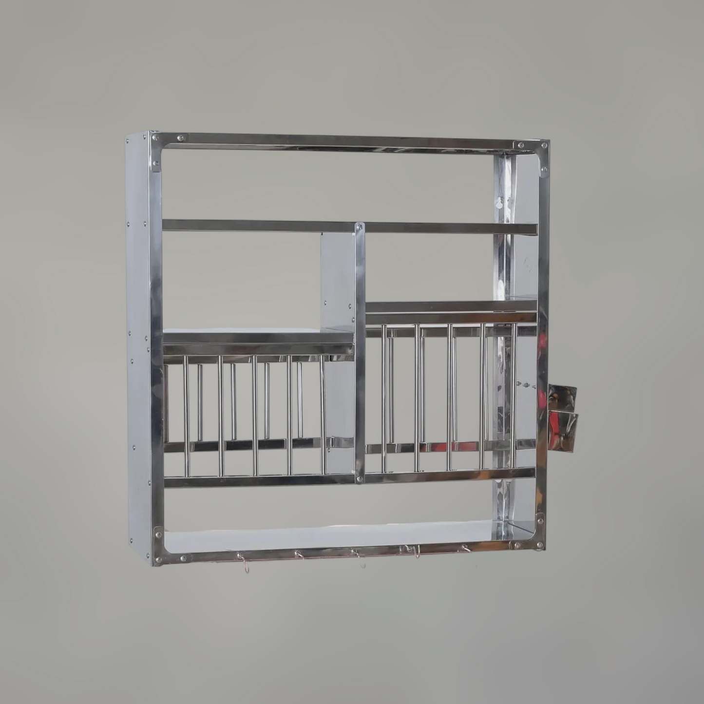 Wall-Mounted Stainless Steel Dish Rack — Multi-Tier Kitchen Storage & Drying System