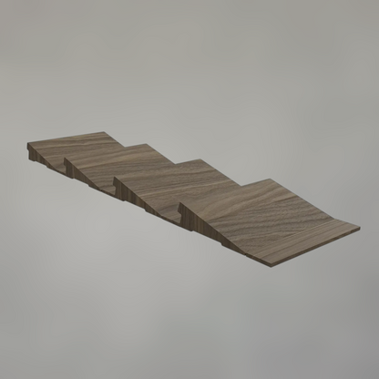 Modular Walnut Drawer Organization System with Matte Black Aluminum Accents — Full Set