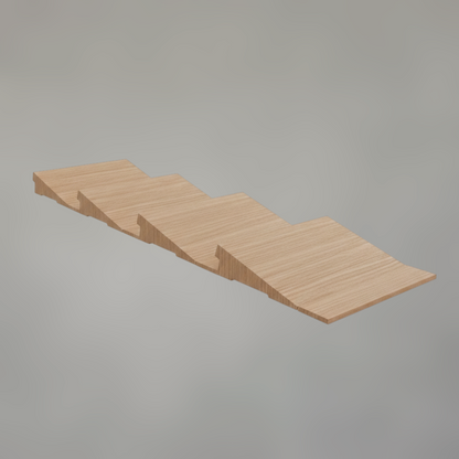 Modular Light Oak Drawer Organization System with Matte Black Aluminum Accents — Full Set