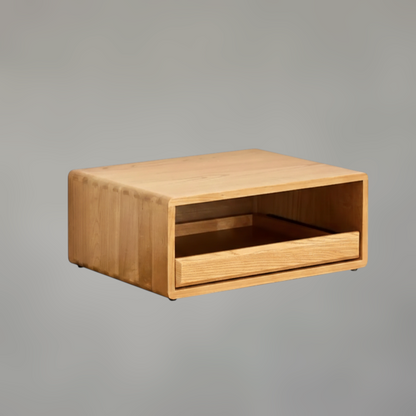 Modern Solid Ash Coffee Mug Stand — Two-Tier Tabletop Cup Organizer