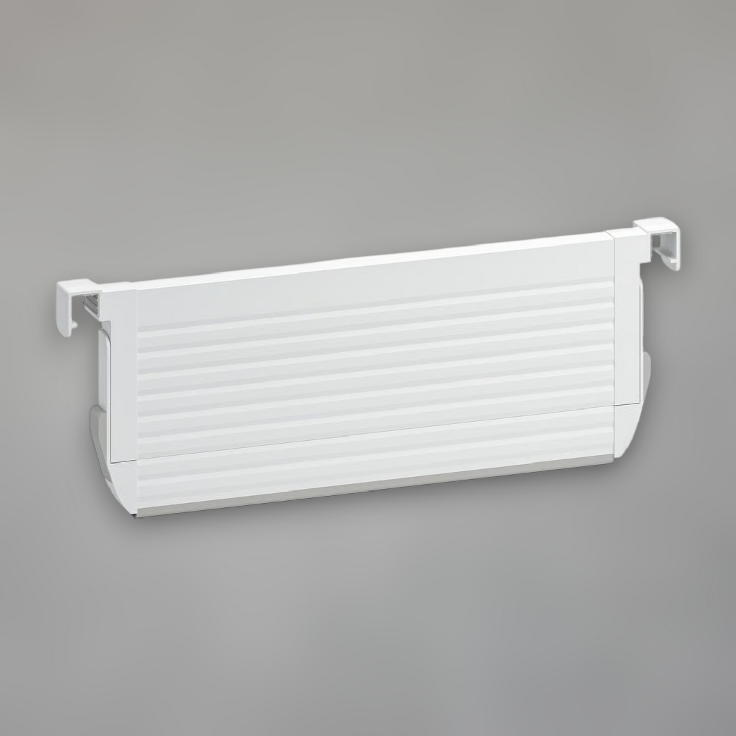 Adjustable Drawer Divider — White Aluminum Organizer for Kitchen Cabinetry
