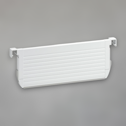 Adjustable Drawer Divider — White Aluminum Organizer for Kitchen Cabinetry