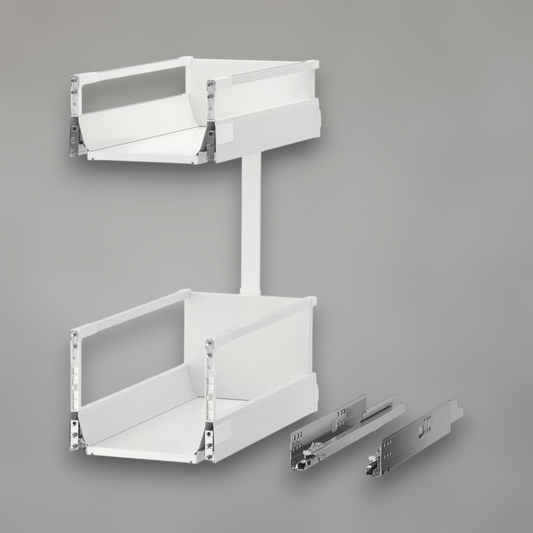 Pull-Out Dual-Tier Kitchen Storage System