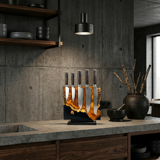 Magnetic knife stand