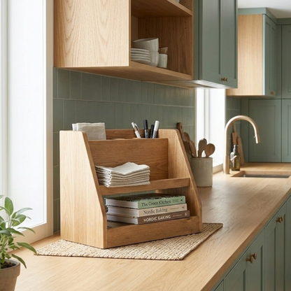 Wooden Countertop Organizer