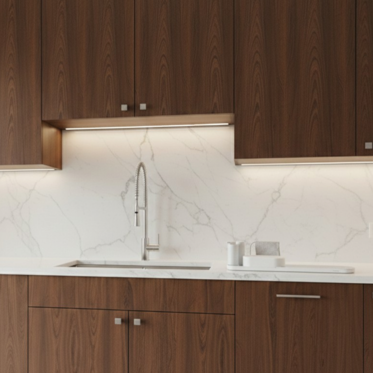 Modern Over-the-Sink Kitchen Organizer — Stainless Steel & Polymer Drying Station